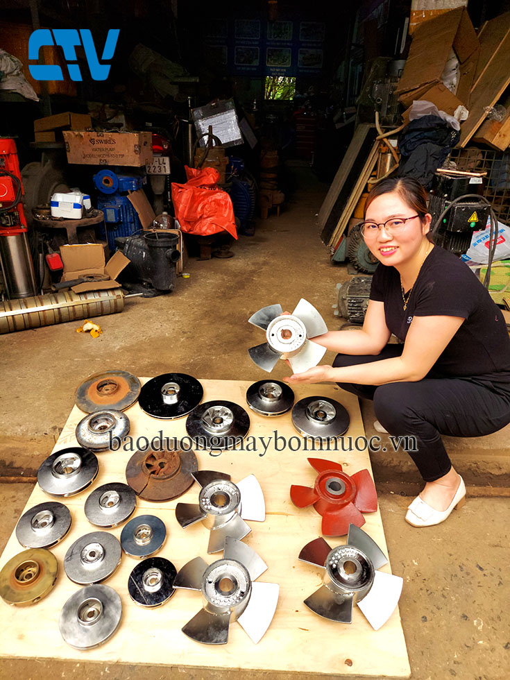 Cánh máy bơm nước làm theo yêu cầu kỹ thuật