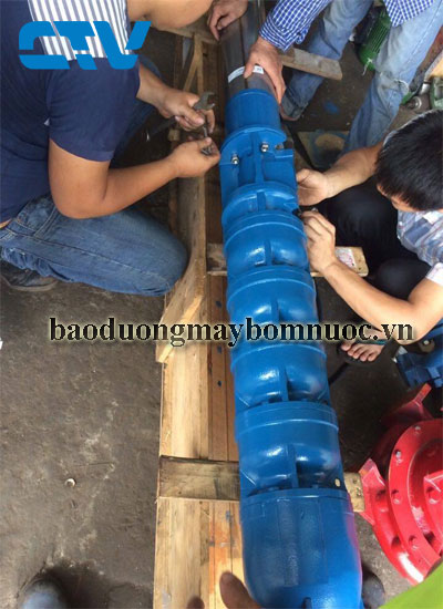 Bảo dưỡng máy bơm chìm hỏa tiễn tại Hà Nội