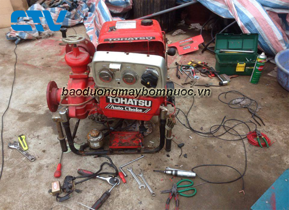 Bảo dưỡng máy bơm cứu hỏa Tohatsu nhanh chóng, uy tín cho các khách hàng tại Hà Nội
