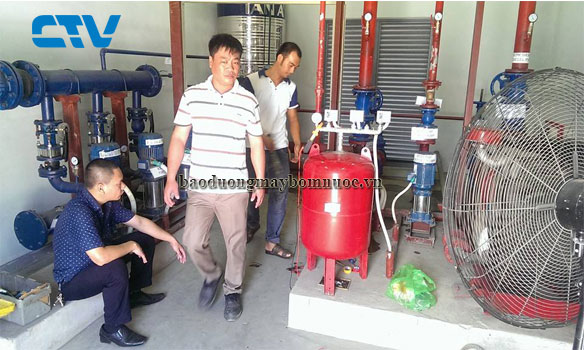 Bảo dưỡng máy bơm nước tăng áp