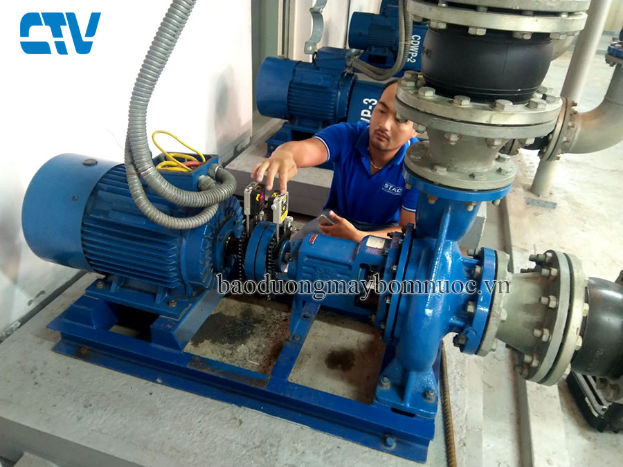 Bảo dưỡng, sửa chữa máy bơm đầu rời bị lệch tâm