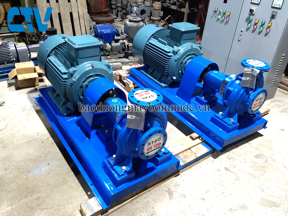 Máy bơm trục ngang đầu rời Stac