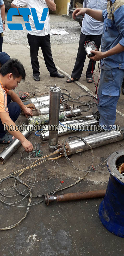 Nguyên nhân máy bơm chìm giếng khoan không lên nước