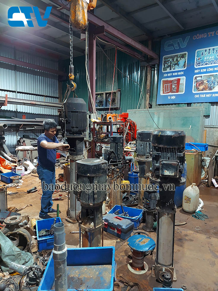 Sửa chữa, bảo dưỡng bơm Ewara trục đứng chuyên nghiệp