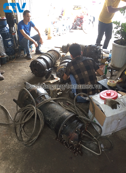 Sửa máy bơm chìm ABS tại Cường Thịnh Vương