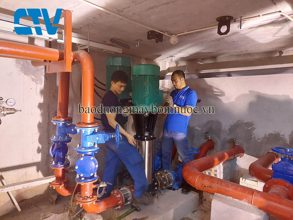 Sửa máy bơm ly tâm trục đứng chuyên nghiệp chỉ có tại Cường Thịnh Vương JSC
