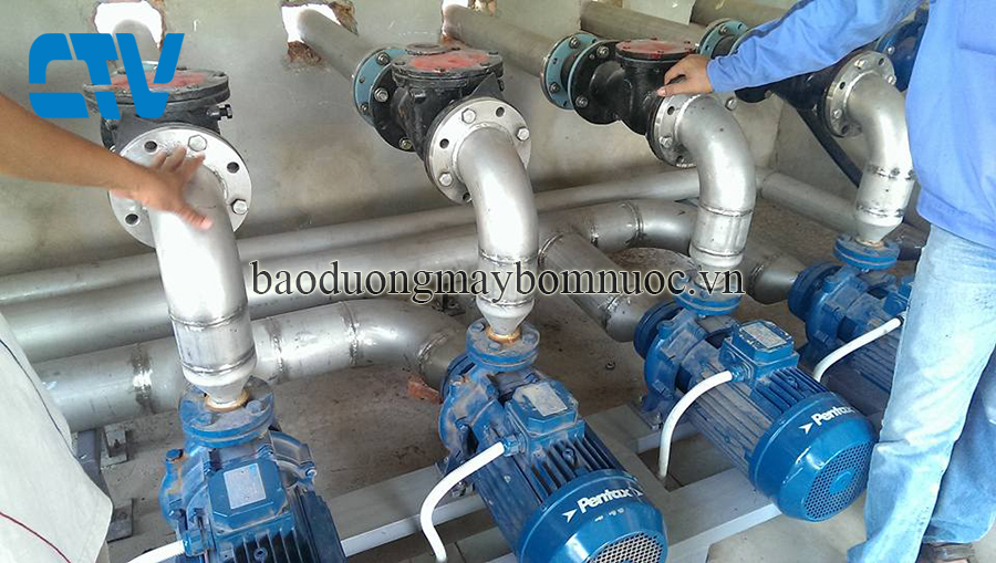 Cường Thịnh Vương thi công bảo dưỡng máy bơm nước Pentax