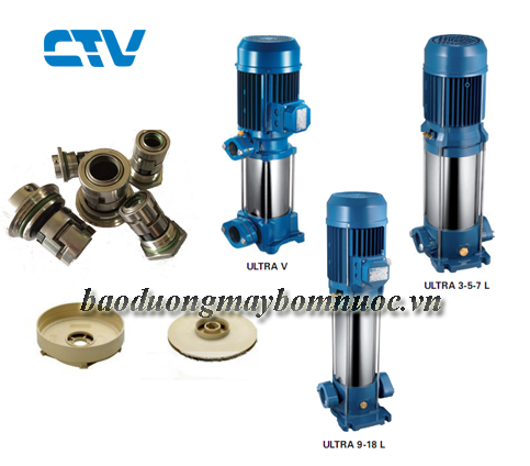 Quy trình bảo dưỡng máy bơm công nghiệp Pentax, Ebara, Foras......