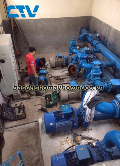 Thi công bảo dưỡng hệ thống máy bơm cấp nước sinh hoạt tại Hà Nội