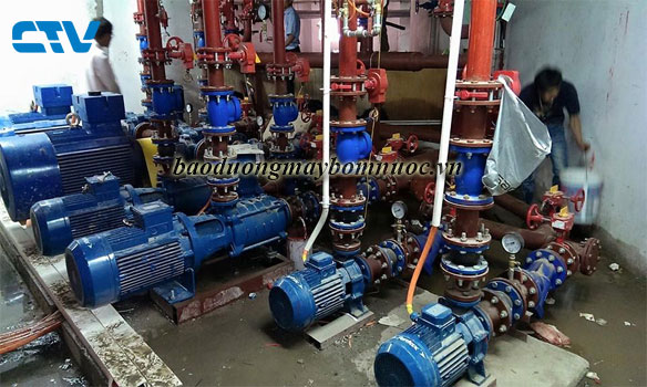 Bảo dưỡng hệ thống máy bơm nước cho các chung cư