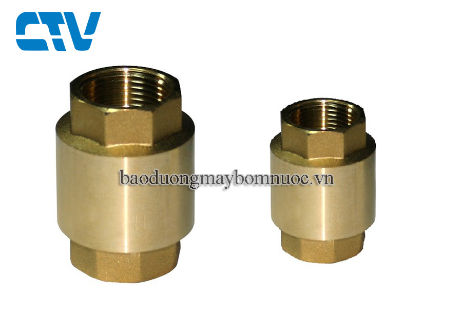Van một chiều có thân và lò xo bằng đồng