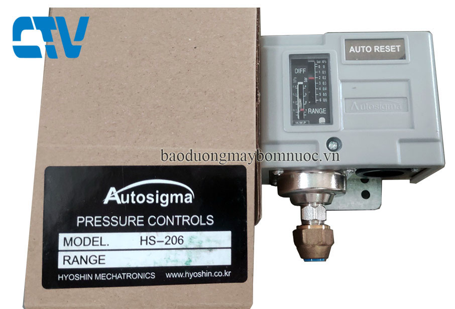 Công tắc áp suất HS 206 (rơ le áp suất)