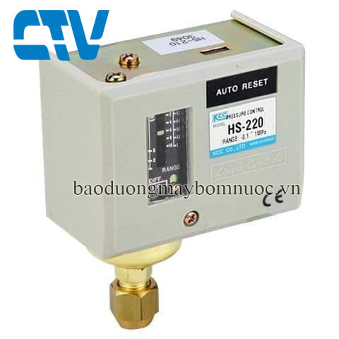 Công tắc áp suất HS 220 (rơ le áp suất)