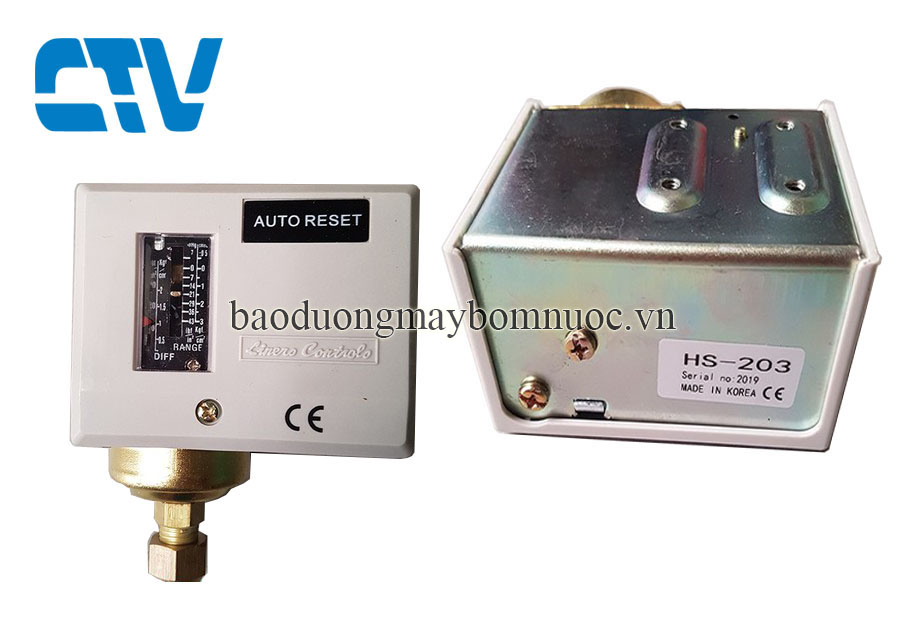 Công tắc áp suất HS 203 (rơ le áp suất)