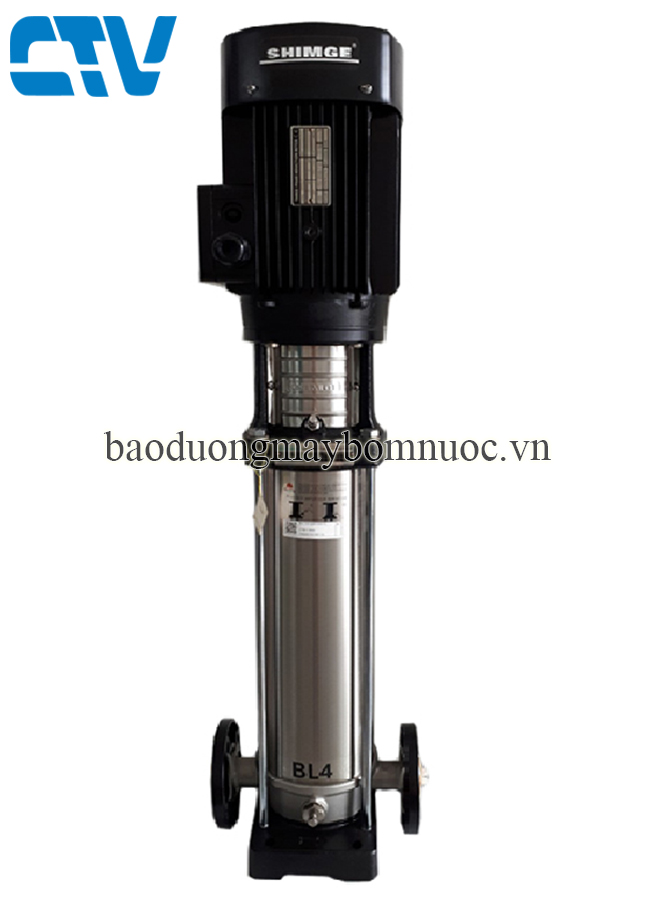 Máy Bơm Trục Đứng Đa Tầng Cánh Inox Shimge BL 4 - 12