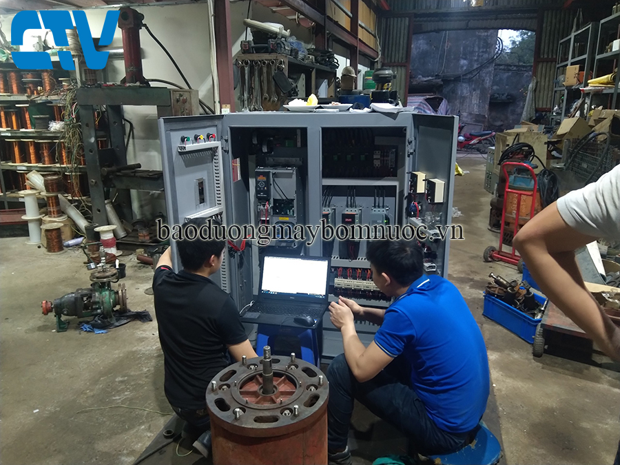Đơn vị thiết kế, lắp đặt tủ điện điều khiển máy bơm nước bằng biến tần