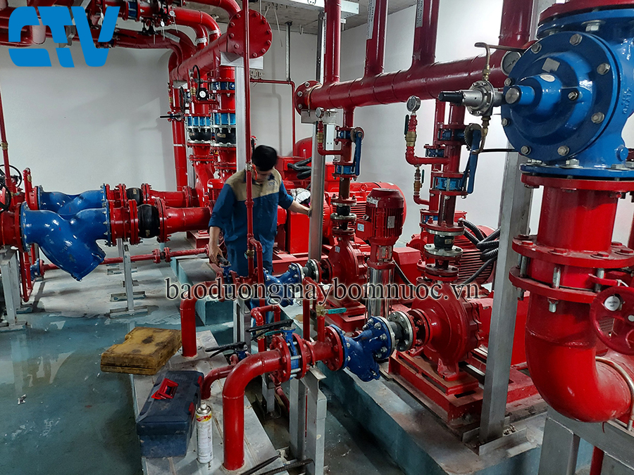 Dịch vụ sửa chữa, bảo dưỡng máy bơm, hệ thống máy bơm PCCC tại các tòa nhà