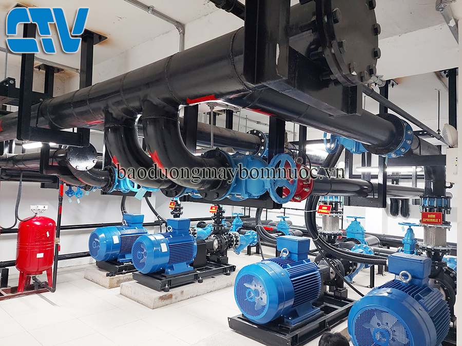 Bảo dưỡng hệ thống máy bơm nước ở các khu công nghiệp