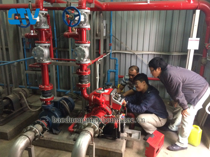 Dịch vụ bảo dưỡng, sửa chữa máy bơm PCCC chất lượng tại miền Bắc