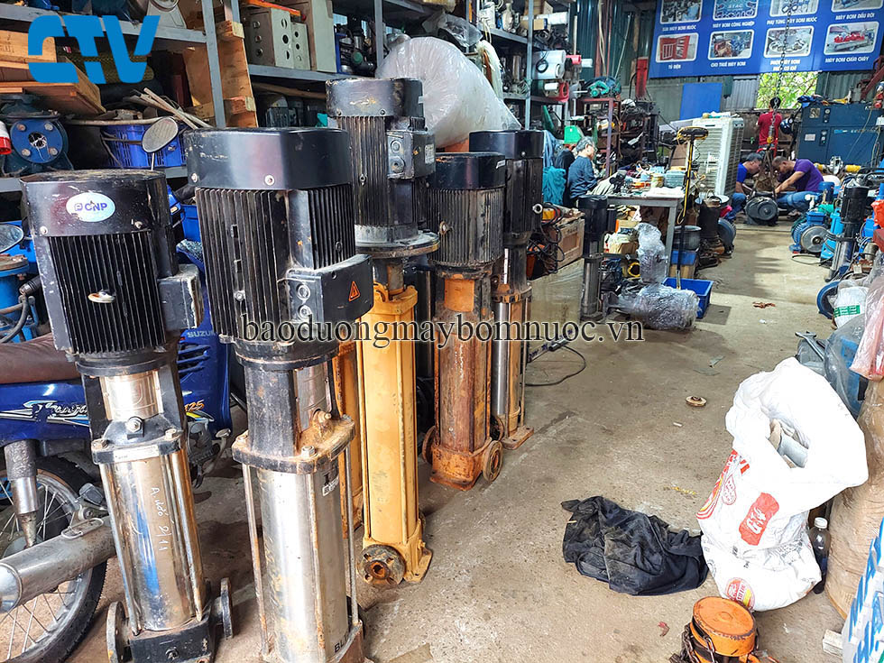 Hướng dẫn bảo trì máy bơm trục đứng Ebara chuẩn kỹ thuật