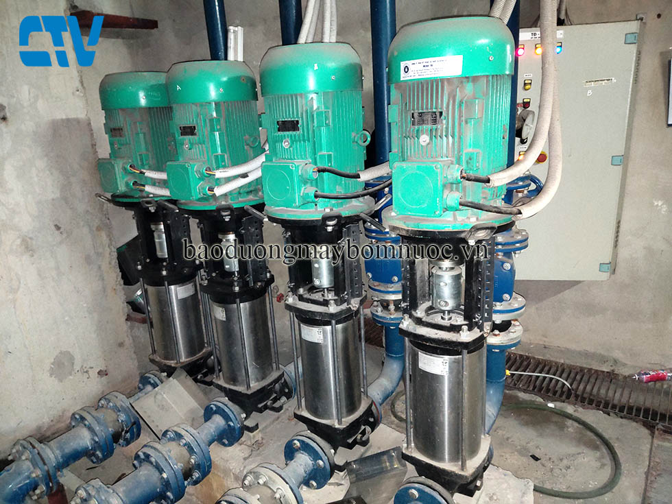 Bảo dưỡng, sửa máy bơm trục đứng Wilo uy tín, chuyên nghiệp