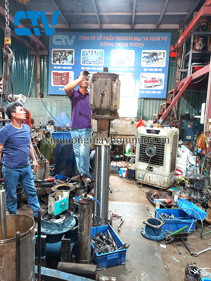 Dịch vụ bảo dưỡng máy bơm trục đứng Ewara uy tín, hiệu quả cao