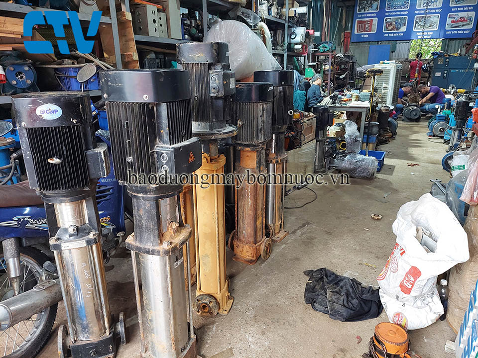 Dịch vụ bảo dưỡng hệ thống máy bơm trục đứng CNP uy tín, chuyên nghiệp