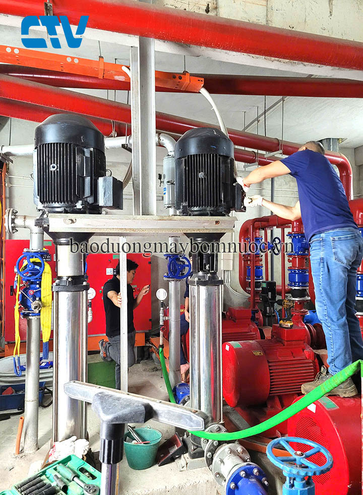 Bảo dưỡng máy bơm trục đứng Pentax tại Hà Nội – Vận hành ổn định, tiết kiệm chi phí