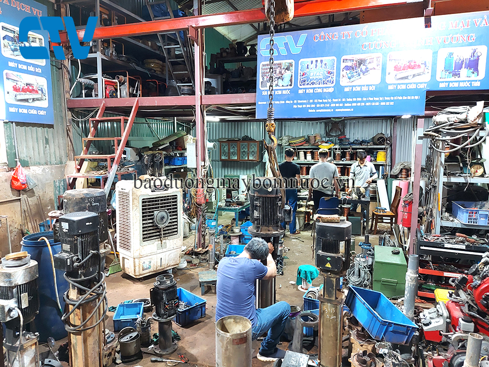 Bảo dưỡng máy bơm trục đứng Grundfos tại Hà Nội – Vận hành ổn định, tiết kiệm chi phí