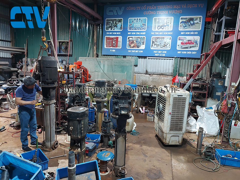 Bảo dưỡng máy bơm trục đứng Ebara tại Hà Nội – Vận hành ổn định, tiết kiệm chi phí