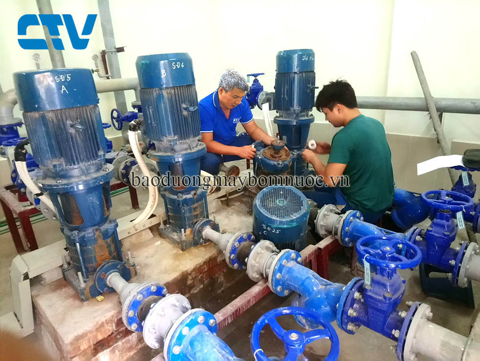 Dịch vụ bảo dưỡng máy bơm nước công nghiệp Pentax chuyên nghiệp tại Hà Nội