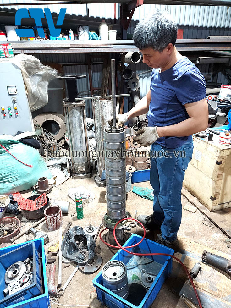 Cường Thịnh Vương nhận sửa chữa, thay thế bộ ruột buồng cánh máy bơm trục đứng Dragon uy tín